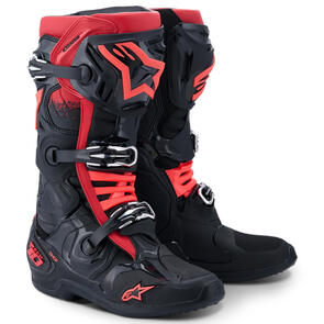 ALPINESTARS TECH-10 MX BOOTS BLACK/RED