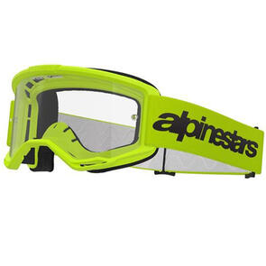 ALPINESTARS VISION 3 WORDMARK GOGGLE YELLOW FLUORO CLEAR LENS