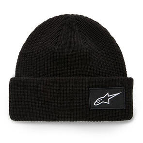 ALPINESTARS UNLOAD RIB CUFF BEANIE BLACK ONE SIZE