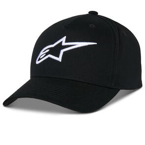 ALPINESTARS AGELESS SNAPBACK HAT BLACK/WHITE ONE SIZE