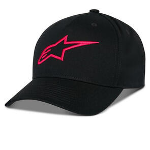 ALPINESTARS AGELESS SNAPBACK HAT BLACK/RED ONE SIZE