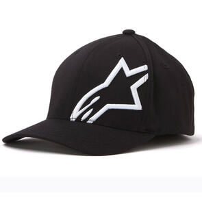 ALPINESTARS CORP SHIFT 2 CURVED BRIM HAT BLACK/WHITE