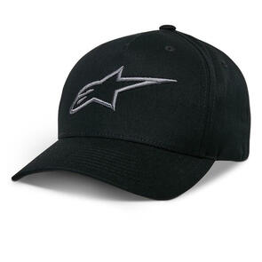 ALPINESTARS AGELESS SNAPBACK HAT BLACK/CHARCOAL ONE SIZE