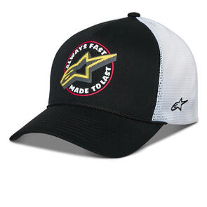 ALPINESTARS AORBIT TRUCKER HAT BLACK/WHITE ONE SIZE