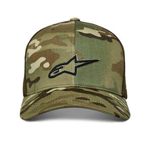 ALPINESTARS RECON CAMO TRUCKER HAT GREEN CAMO