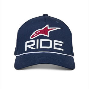 ALPINESTARS RIDE COMP SNAPBACK HAT NAVY/WHITE/RED