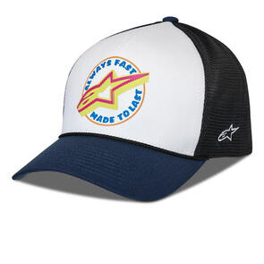 ALPINESTARS AORBIT TRUCKER HAT WHITE/NAVY/BLACK ONE SIZE