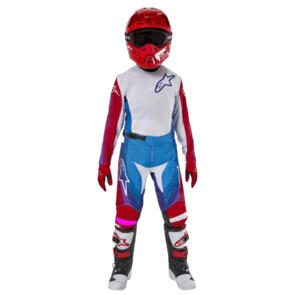 ALPINESTARS 2024 YOUTH RACER PNEUMA JERSEY/PANTS BLUE/MARS