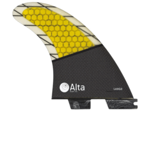 ALTA SURF CO CARBON SERIES THRUSTER YELLOW THRUSTER FCS2 LARGE