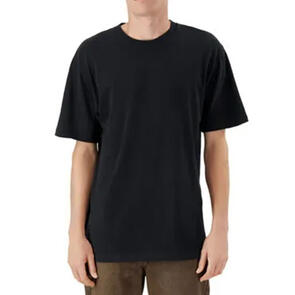 AMERICAN APPAREL 5389 SUEDED UNISEX SHORT SLEEVE T-SHIRT - BLACK