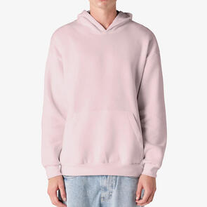 AMERICAN APPAREL RF498 REFLEX FLEECE UNISEX HOODED SWEATSHIRT - BLUSH