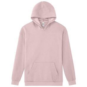 AMERICAN APPAREL RF498 REFLEX FLEECE UNISEX HOODED SWEATSHIRT - BLUSH