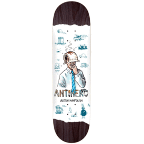 ANTI HERO DECK AUSTIN KANFOUSH RECYCLING 8.06 ASSORTED STAINS