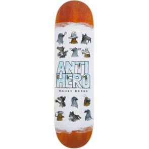 ANTI HERO DECK RANEY BERES USUAL SUSPECTS 8.38 ASSORTED STAINS