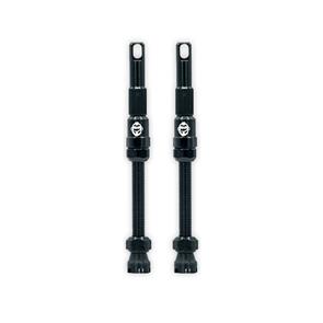 TRU-TENSION FILLFAST TUBELESS VALVE PAIR BLACK|60MM