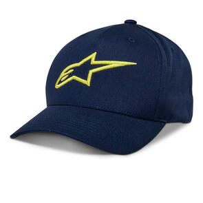 ALPINESTARS AGELESS SNAPBACK HAT NAVY/HI VIZ YELLOW