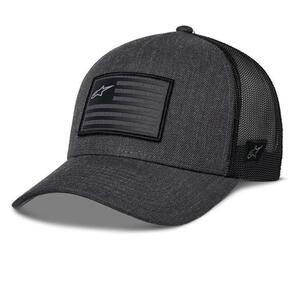 ALPINESTARS FLAG SNAPBACK HAT CHARCOAL HEATHER/BLACK