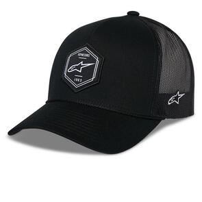 ALPINESTARS HEXEON TRUCKER HAT BLACK/BLACK ONE SIZE