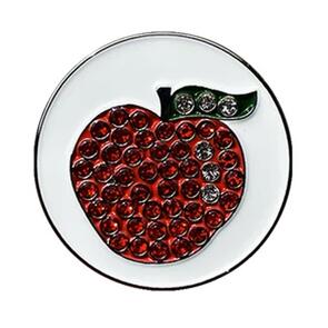 WALKINSHAW BALL MARKER W/CRYSTALS APPLE