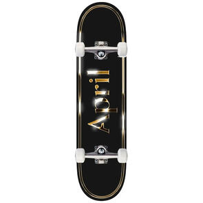 APRIL OG LOGO COMPLETE GOLDEN BLACK 8.25"