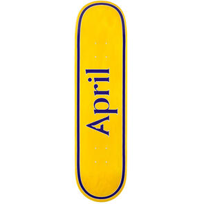 APRIL OG LOGO YELLOW/PURPLE 8.25