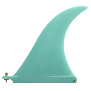 AQSS SINGLE FIN - TEAL 10"TEAL