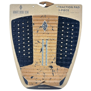 AQSS TAIL PAD 3PC - BROWN MARBLE