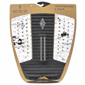 AQSS TAIL PAD 3PC - WHITE MARBLE