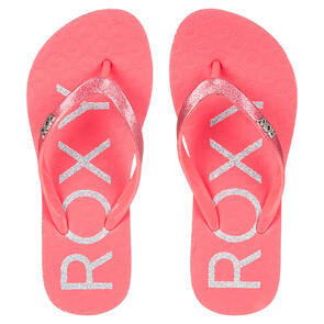 ROXY GIRLS VIVA GLITTER IV FLIP FLOPS PINK/RASPBERRY