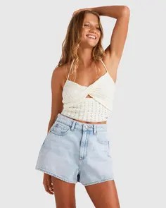 ROXY VENICE KNIT TANK EGRET