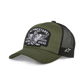ALPINESTARS HERITAGE PATCH TRUCKER HAT MILITARY/BLACK ONE SIZE