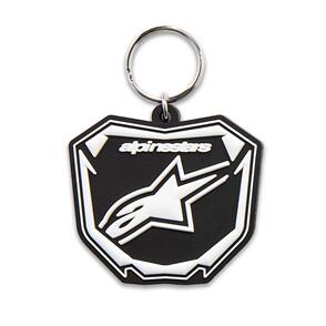 ALPINESTARS PLATE KEYFOB BLACK/WHITE