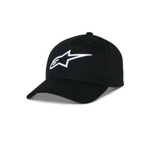 ALPINESTARS AGELESS SNAPBACK HAT BLACK/WHITE ONE SIZE
