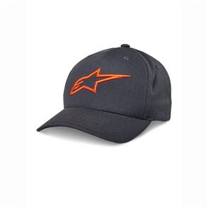ALPINESTARS AGELESS SNAPBACK HAT CHARCOAL/ORANGE 
