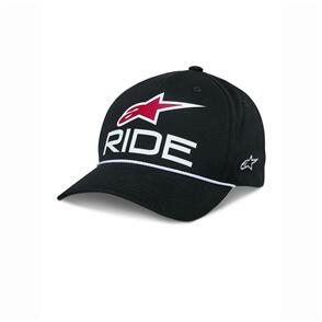 ALPINESTARS RIDE COMP SNAPBACK HAT BLACK/WHITE/RED
