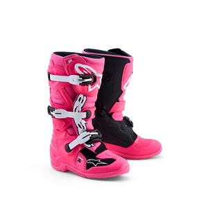 ALPINESTARS 2027 TECH-7S MX BOOTS PINK FLUORO/BLACK/WHITE