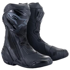 ALPINESTARS ROAD  SUPERTECH R BOOTS BLACK/BLACK