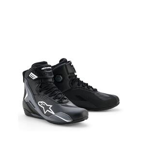 ALPINESTARS ROAD  FASTER-4 DRYSTAR SHOES BLACK/COOL GRAY/WHITE