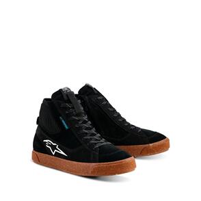 ALPINESTARS STATED WATERPROOF SHOES BLACK/GUM/WHITE 