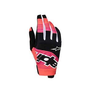ALPINESTARS 2027 TECHSTAR GLOVES HOT CORAL/BLACK/FUCHSIA