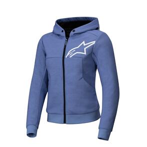 ALPINESTARS ROAD  STELLA CHROME V2 SPORT HOODIE BLUE/VIOLET/WHITE