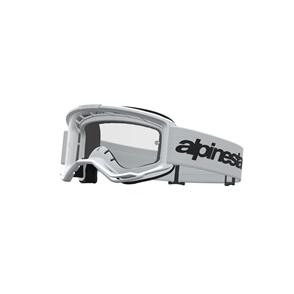 ALPINESTARS 2027 VISION 3 WORDMARK GOGGLE WHITE/BLACK CLEAR LENS