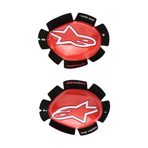 ALPINESTARS GP TECH KNEE SLIDERS RED/WHITE ONE SIZE