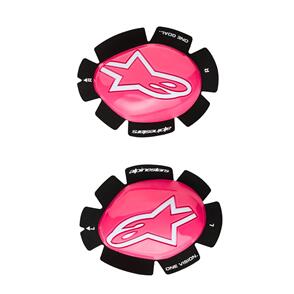 ALPINESTARS GP PLUS KNEE SLIDERS PINK FLUORO/WHITE ONE SIZE