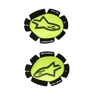 ALPINESTARS GP PLUS KNEE SLIDERS YELLOW FLUORO/BLACK ONE SIZE