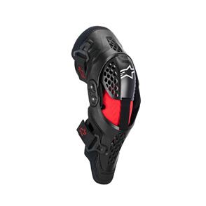 ALPINESTARS SX-1 PLASMA KNEE PROTECTOR BLACK/RED/COOL GRAY 