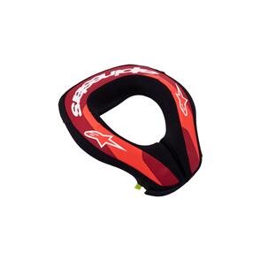 ALPINESTARS SEQUENCE YOUTH NECK ROLL RED FLUORO/METALLIC RED/WHITE 