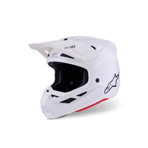 ALPINESTARS S-M7 HELMET SOLID GLOSS WHITE