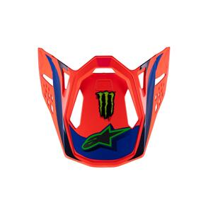 ALPINESTARS S-M10 DEEGAN VISOR ORANGE FLUORO/PURPLE/PINK GLOSS