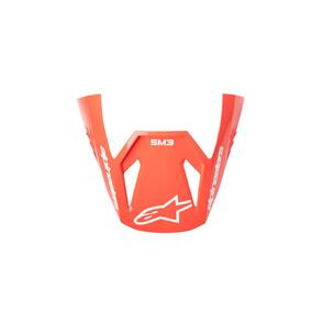 ALPINESTARS S-M3 RADIUM VISOR BLACK/RED FLUORO/WHITE GLOSS